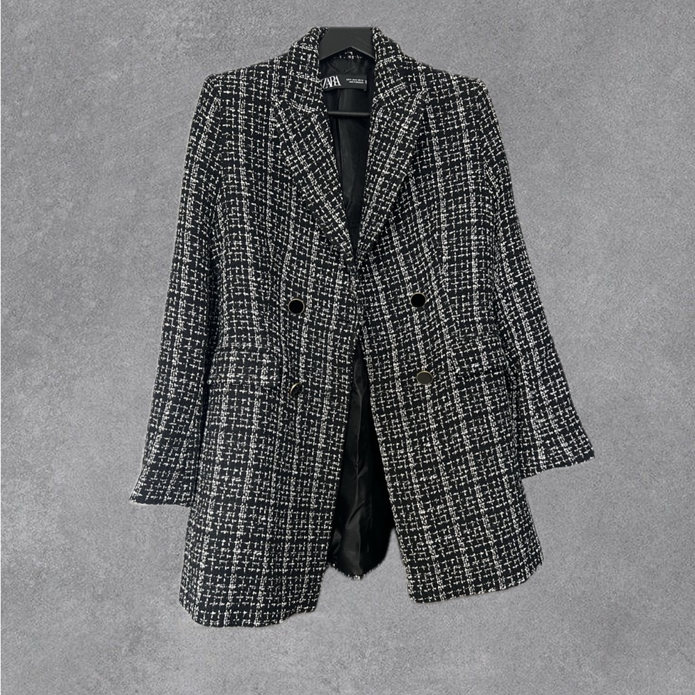 ZARA Tweed Blazer Size M
